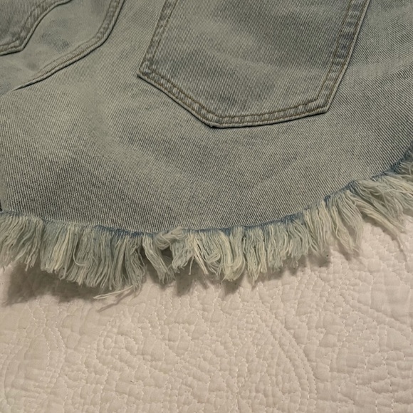 wild fable high-rise denim shorts - Picture 3 of 6